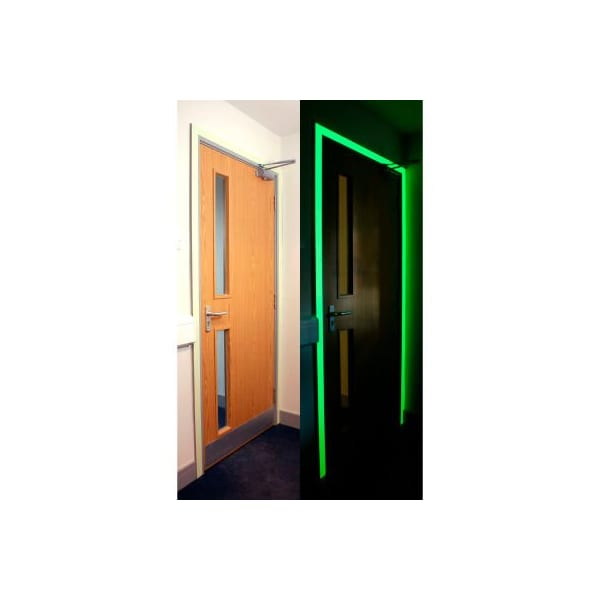 Heskins Llc Heskins Photoluminescent Egress Tape, Glow In The Dark, 2" x 30' XUA 8101005000010.00 - main